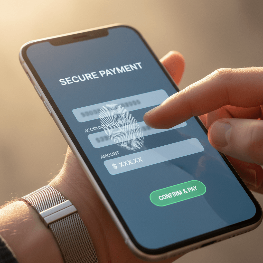 Hand tapping phone on ZoCharge charging station at concert venue